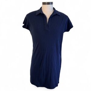 Banana Republic Short Sleeve Collared Shirt Dress Navy Blue | S | Women’s